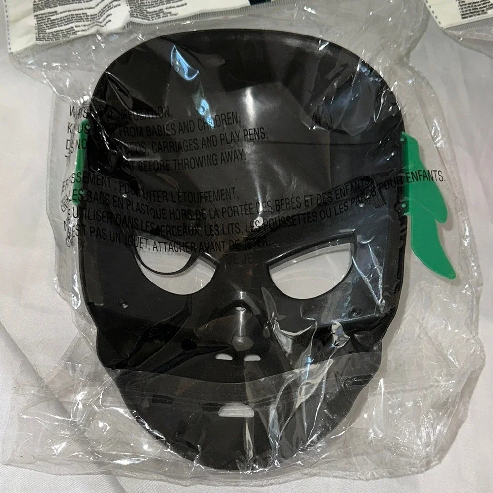Ninja Light-Up Mask 2 Pack Red and Green Headband Costume Accessory Set 313856
